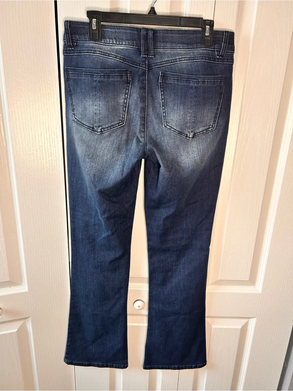 Democracy Women’s Size 10 Ab Solution Mid-Rise Jeans Dark Wash Blue Bootcut - Picture 4 of 7
